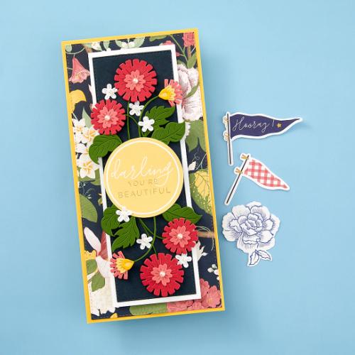 Spellbinders - Floral Spray Etched Dies