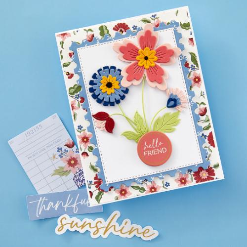 Spellbinders - Floral Spray Etched Dies