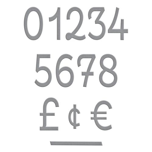 Spellbinders - Postage Numbers Etched Dies