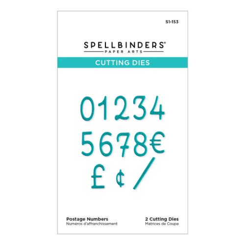 Spellbinders - Postage Numbers Etched Dies