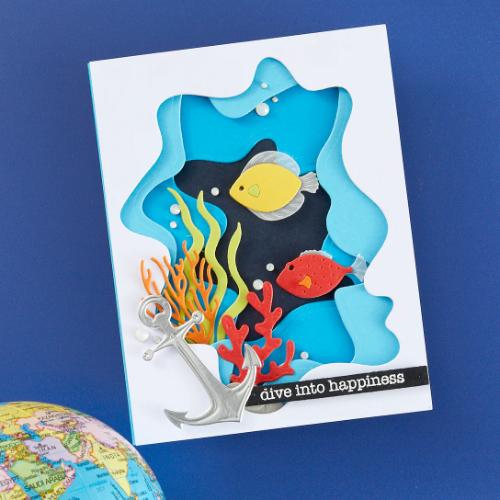 Spellbinders - Underwater Marine Life Etched Dies
