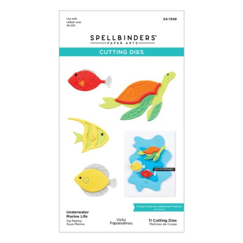 Spellbinders - Underwater Marine Life Etched Dies