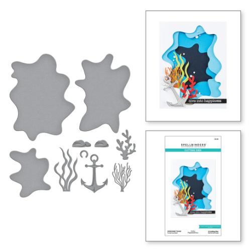 Spellbinders - Underwater Tunnel Etched Dies