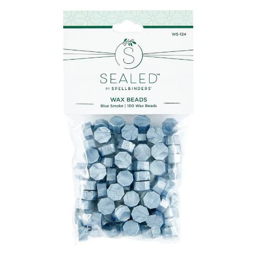Spellbinders - Blue Smoke Wax Beads from the Sealed 3D Christmas Collection