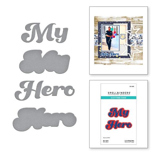 Spellbinders - My Hero Etched Dies from the Storytelling by Spellbinders - Collection
