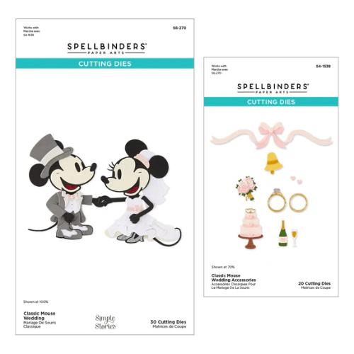 Spellbinders - Classic Mouse Wedding Die Bundle - Postage as per Actual