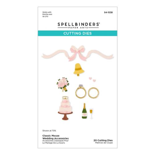 Spellbinders - Classic Mouse Wedding Die Bundle - Postage as per Actual