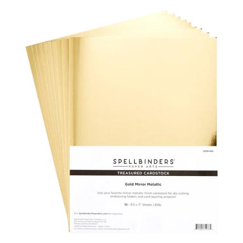 Spellbinders - Gold Mirror Metallic Treasured Cardstock