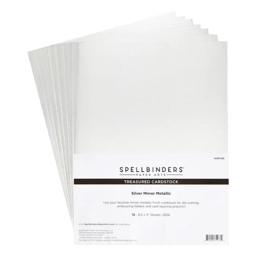 Spellbinders - Silver Mirror MetallicTreasured Cardstock