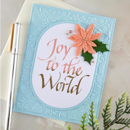 Spellbinders - Upright Italic Holiday Sentiments Press + Foil Bundle by Paul Antonio - Postage as per Actual