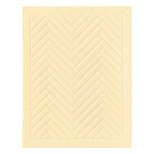 Spellbinders - A2 Herringbone Decor 3D Embossing Folder by Yana Smakula