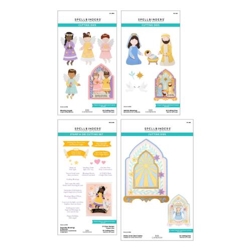 Spellbinders - Bibi's Little Blessings I Want it All! Bundle by Bibi Cameron - Postage as per Actual
