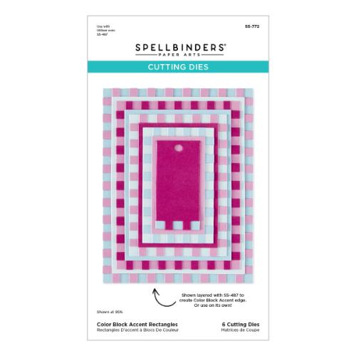 Spellbinders - Color Block Accent Rectangles Die Bundle - Postage as per Actual
