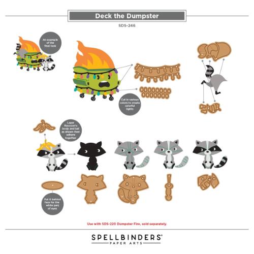 Spellbinders - Merry Mayhem Stamp & Die Bundle - Postage as per Actual
