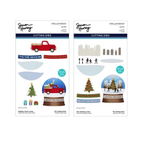Spellbinders - Snow Globe Scenes Die Bundle by Simon Hurley - Postage as per Actual