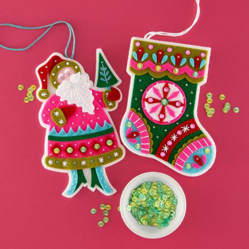 Spellbinders - Festive Felt Christmas Sequin Bundle