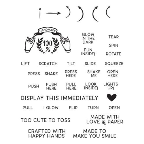 Spellbinders - Ultimate Action Clear Stamp Set