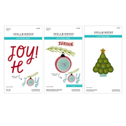 Spellbinders - Oh Christmas Stitch I Want It All! Bundle - Postage as per Actual