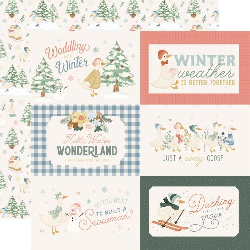 Carta Bella Silly Goose Winter 12x12 Inch Collection Kit (CBSGW540016) - Postage as per Actual