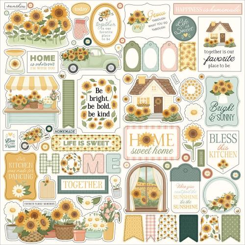Carta Bella Home Sweet Home Element Sticker (CBHSH541014) - Postage as per Actual