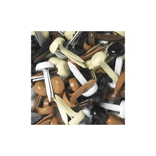 Doodlebug Mini Brads .125" 100/Pkg Neutral