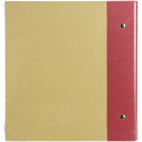 Simple Stories - Simple Stories Sn@p! Binder Red 6"X8" - Postage as per Actual