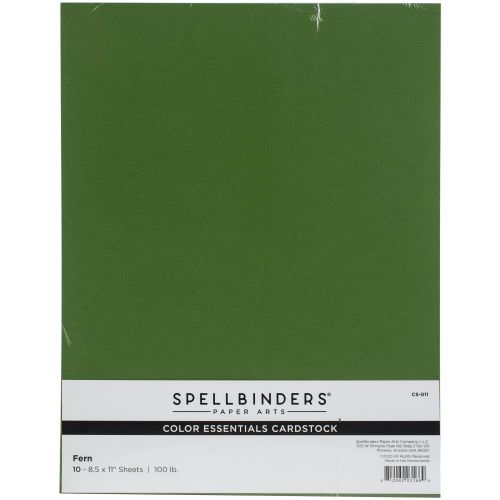 Spellbinders Color Essentials Cardstock 8.5"X11" 10/Pkg Fern