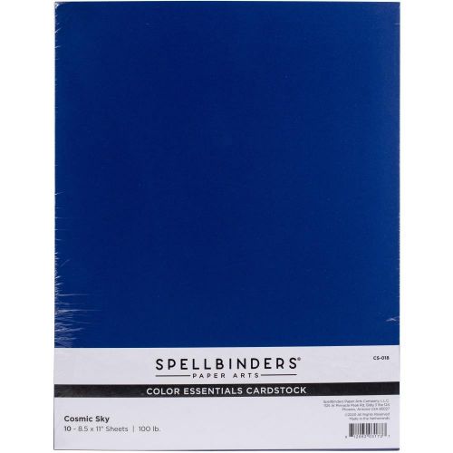 Spellbinders Color Essentials Cardstock 8.5"X11" 10/Pkg Cosmic Sky