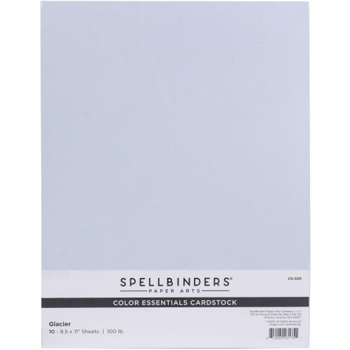 Spellbinders Color Essentials Cardstock 8.5"X11" 10/Pkg Glacier