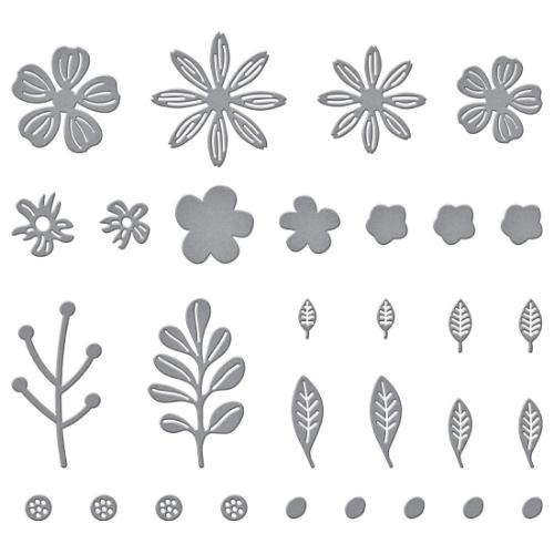 Spellbinders - Cutting Dies - Mini Blooms and Sprigs S2-314