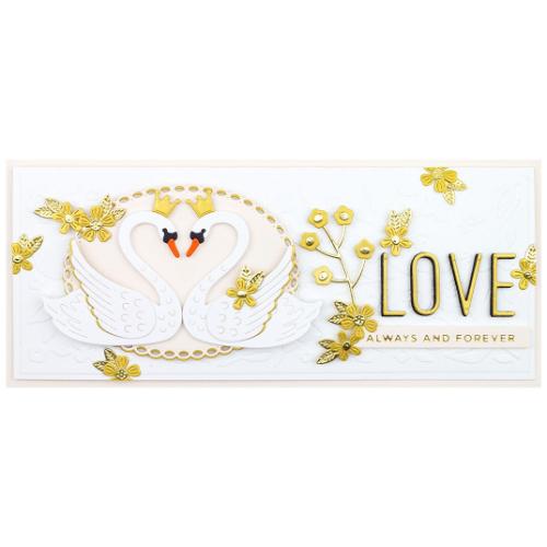 Spellbinders - Cutting Dies - Heart Swans S4-1120