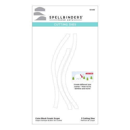 Spellbinders - Cutting Dies - Color Block Scenic Scape S3-418