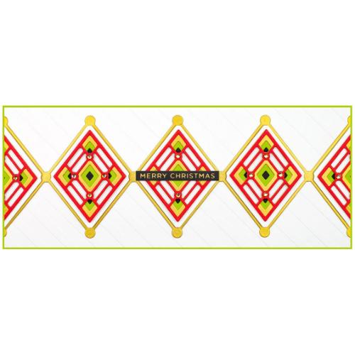 Spellbinders - Cutting Dies - Kaleidoscope Argyle S4-1128