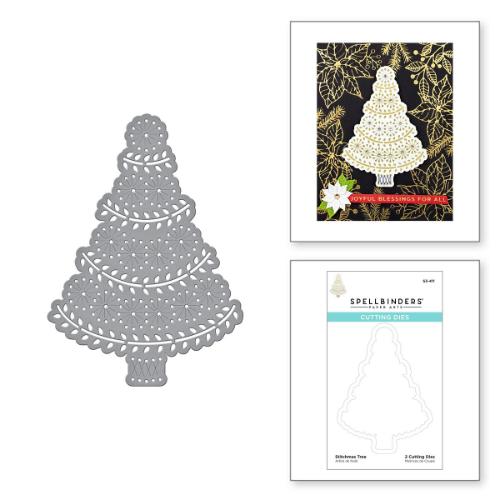 Spellbinders - Cutting Dies - Stitchmas Tree S3-411