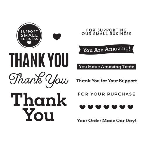 Spellbinders - Clear Stamps - Support Small Business STP-062