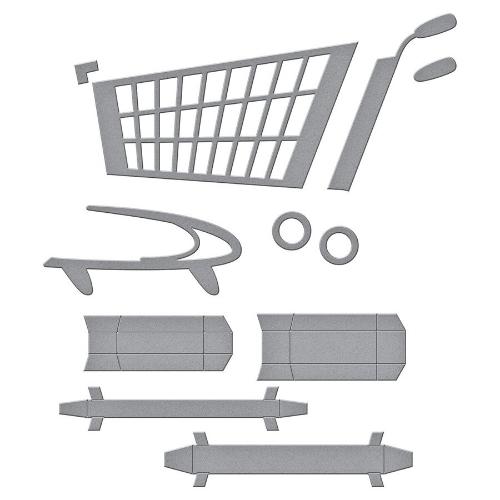 Spellbinders - Cutting Dies - 3D Shopping Cart S4-1141