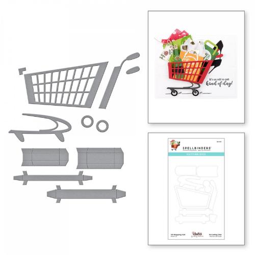 Spellbinders - Cutting Dies - 3D Shopping Cart S4-1141