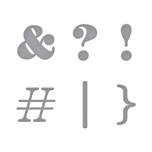 Spellbinders - Cutting Dies - Be Bold Punctuation & More S1-042