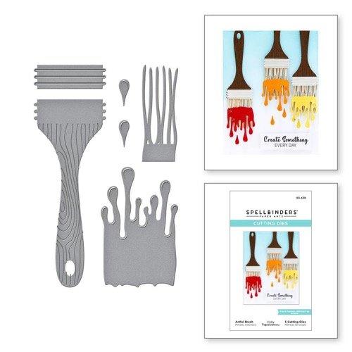 Spellbinders - Cutting Dies - Artful Brush S3-439