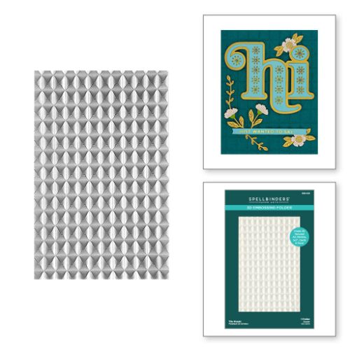 Spellbinders - Tile Mosaic 3D Embossing Folder