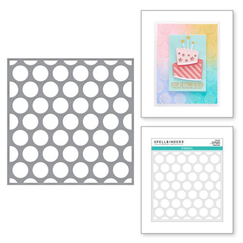 Spellbinders - On the Dots Stencil