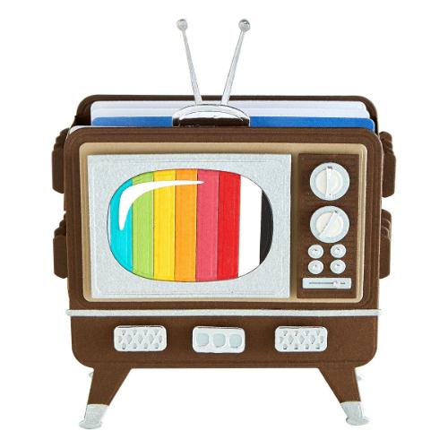 Spellbinders - Cutting Dies - 3D Vignette Retro Television S5-517