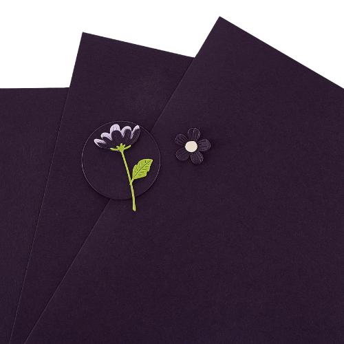 Spellbinders - Plum Color Essentials Cardstock 8.5 x 11 - 10 Pack