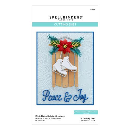 Spellbinders - Cutting Dies - Mix & Match Holiday Greetings S5-521