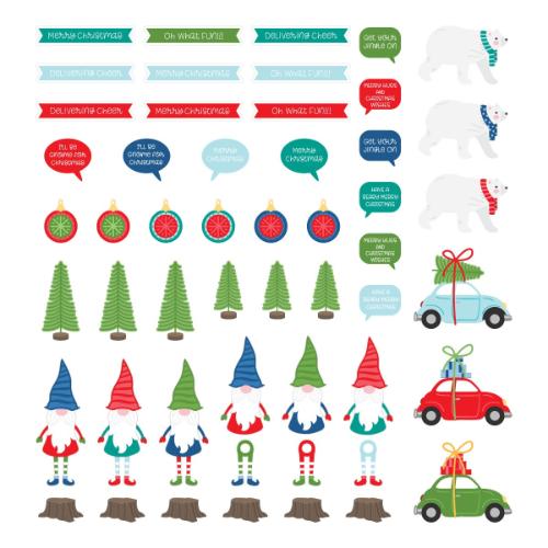 Spellbinders - Card Shoppe Essentials - Gnomie Christmas Dance SCS-226