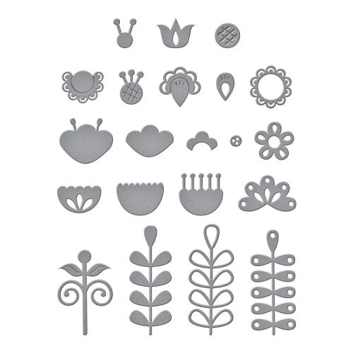 Spellbinders - Enchanted Garden Etched Dies