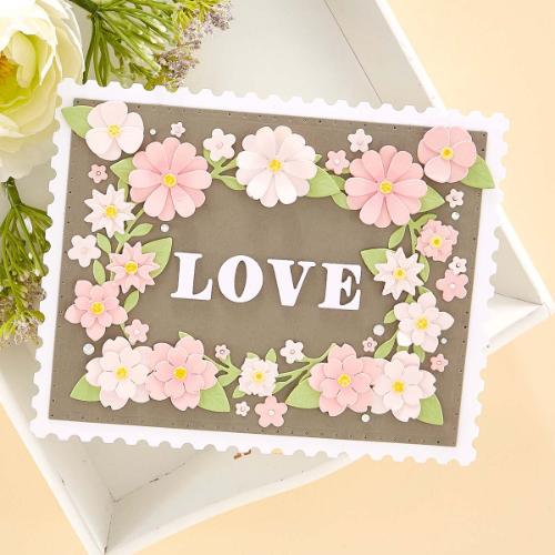 Spellbinders - Cutting Dies - Posted Edge Rectangle S5-540