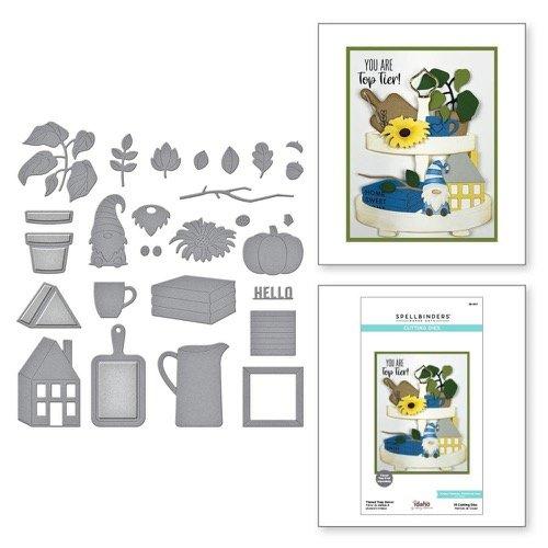 Spellbinders - Cutting Dies - Tiered Tray Decor S5-547