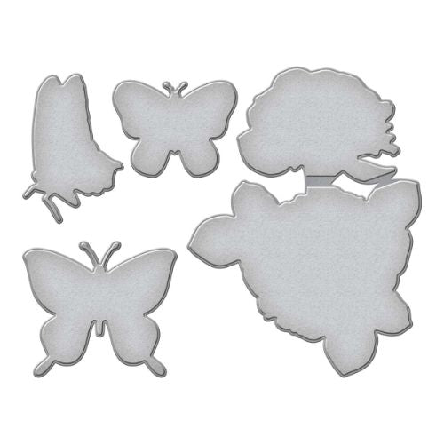 Spellbinders - Butterfly Kisses Etched Dies by Simon Hurley