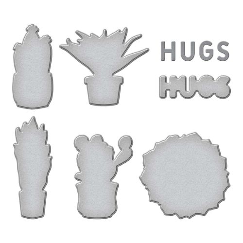 Spellbinders - Succulents Etched Dies by Simon Hurley